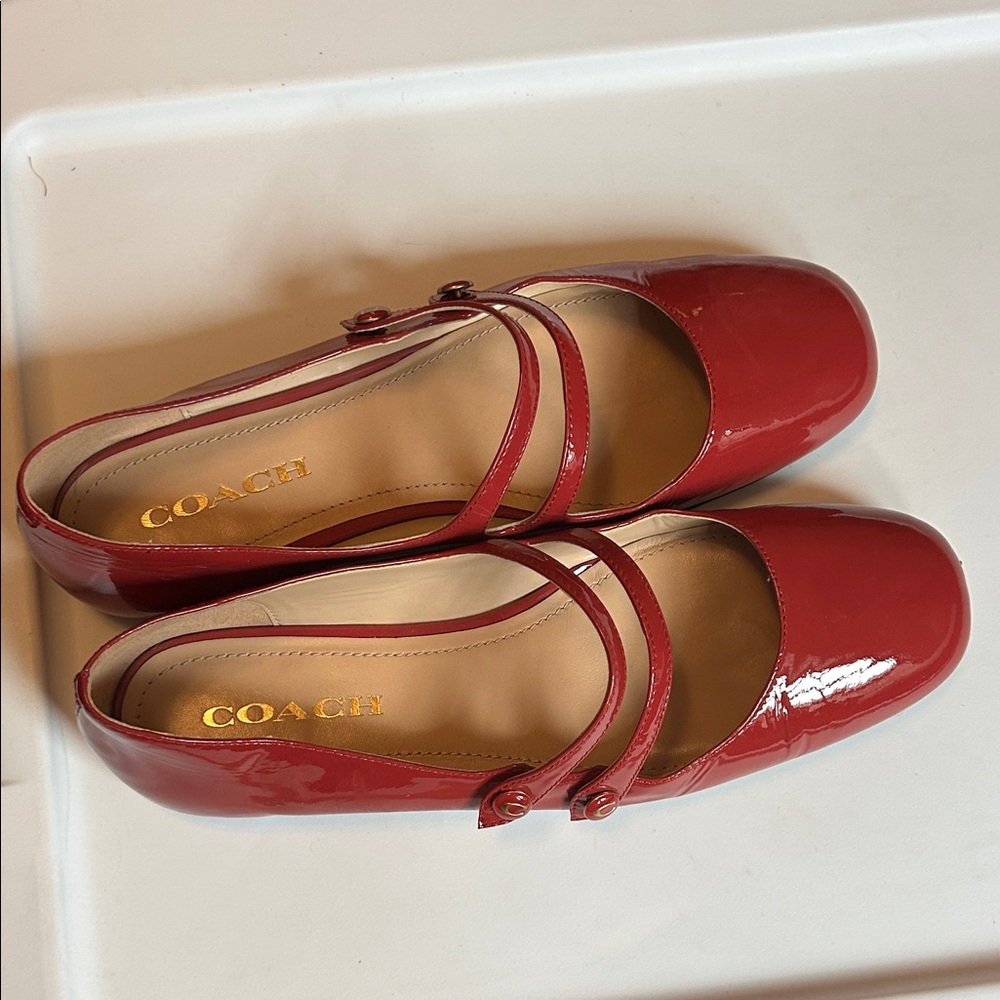 Coach Winley Mary Jane in Ruby